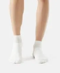 7036-0310- White Ankle Length Socks 