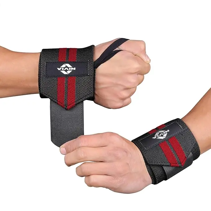 Nivia Weight Lifting Wrist Support with Thumb