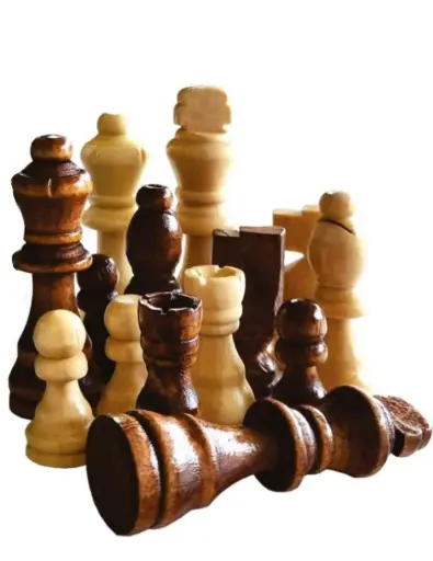 Vixen Chessmen Pine Wooden