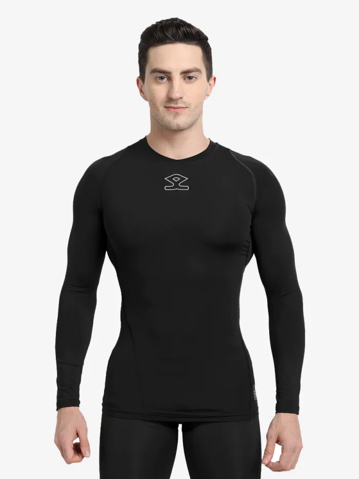 Shrey Intense Compressions L/Sleeve Top Black L
