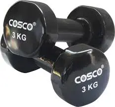 Cosco Vinyl Dumbbell 3 Kg 