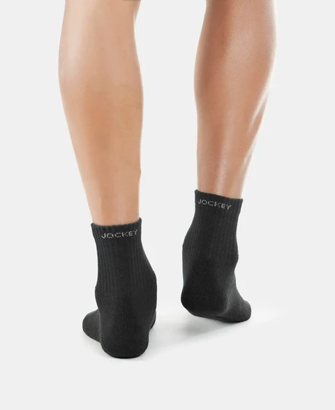 Jockey Socks 7036-0310 Blk Ankle Length Set of 3