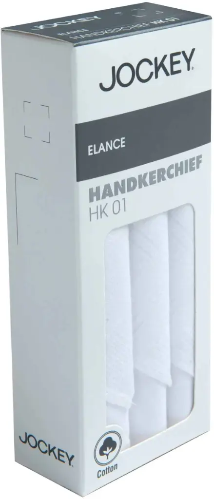 HK01-0310 White hand Kerchief