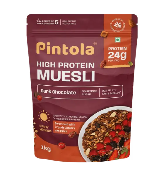 Pintola High Protein Muesli Dark Chocolate 1Kg
