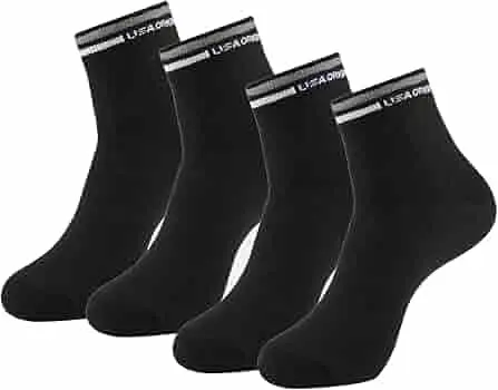 Jockey 7800-0105 Black Calf Length Socks JR.