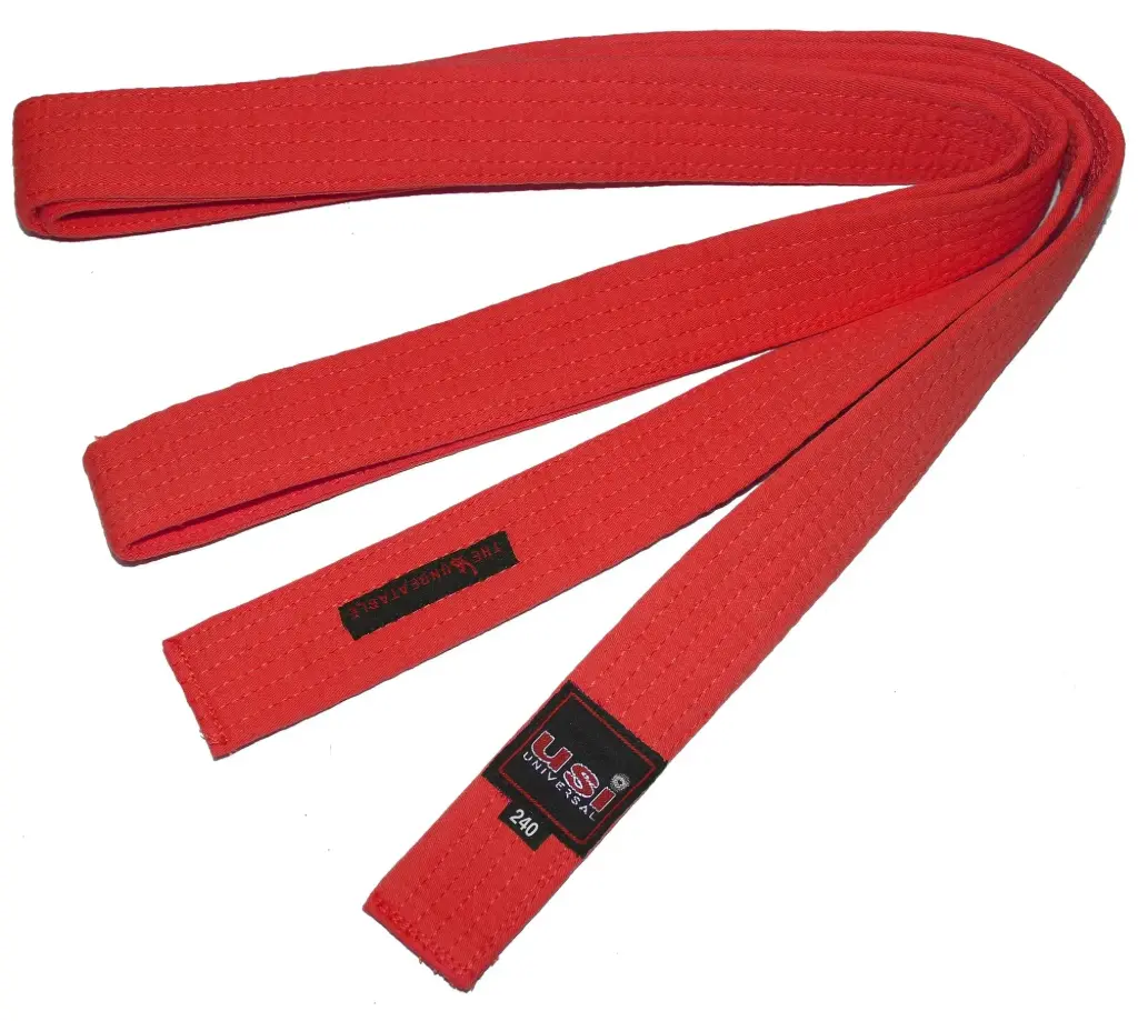 USI Belt Coloured Red 240cm (417bc)  