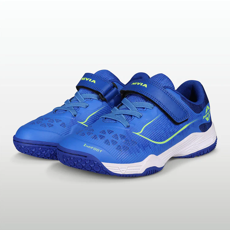 Nivia Hy Court 3.0 kids Velcro Badminton Shoe   