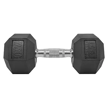 KT Hexa Rubber Dumbbell 12.5KG KSHRD10255