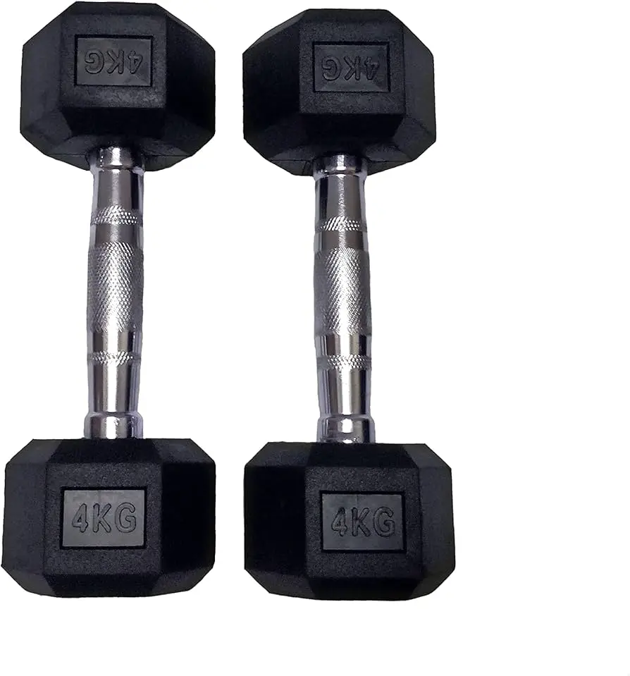 KT Hexa Rubber Dumbbell 4KG KSHRD10264  
