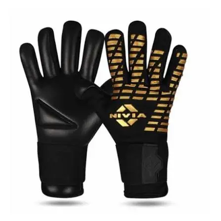Nivia Goal keeper Gloves Ashtang Gold