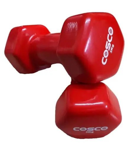 Cosco Vinyl Dumbbell 3 Kg 