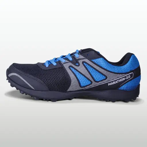 Nivia Marathon Spikes Blue Black 2018 05