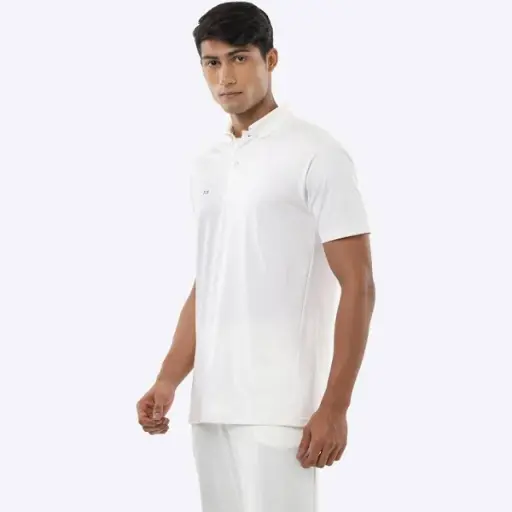 Jtee Men's Cricket Tshirt Of White 