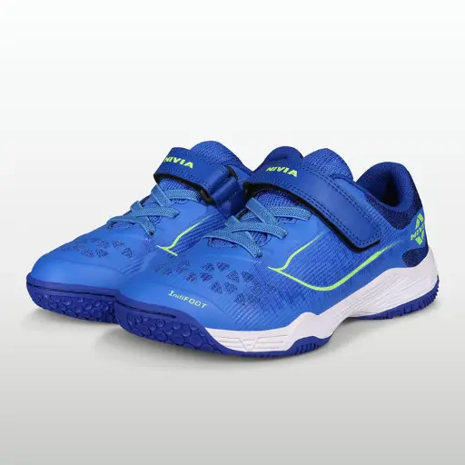Nivia Hy Court 3.0 kids Velcro Badminton Shoe   