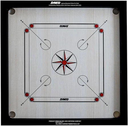 Synco Carrom Board Leadall 4mm