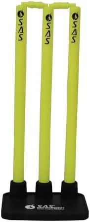 Cricket Stump Set & Rubber Base KSCSSR001