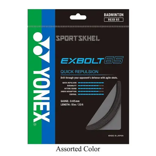 Yonex B/String BG Exbolt 65