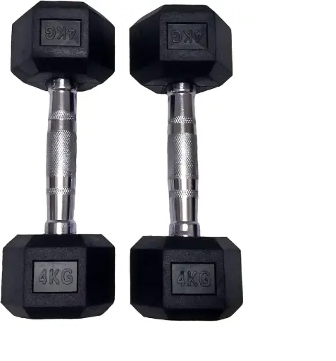KT Hexa Rubber Dumbbell 4KG KSHRD10264  